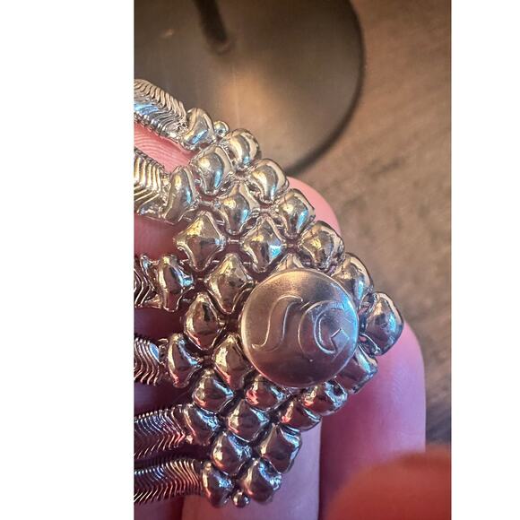 SERGIO GUTIERREZ LIQUID METAL MESH  BRACELET; 7.5" - Picture 5 of 6